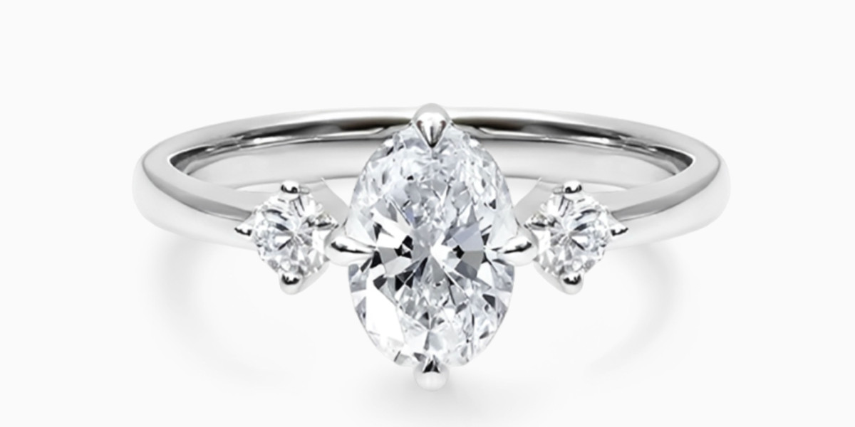 The Timeless Elegance of a Lab-Grown Oval Three-Stone Engagement Ring