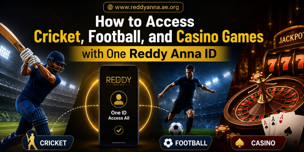 How to Access Cricket, Football, and Casino Games with One Reddy Anna ID